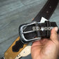 Genuine leather belt longhorn by Ed