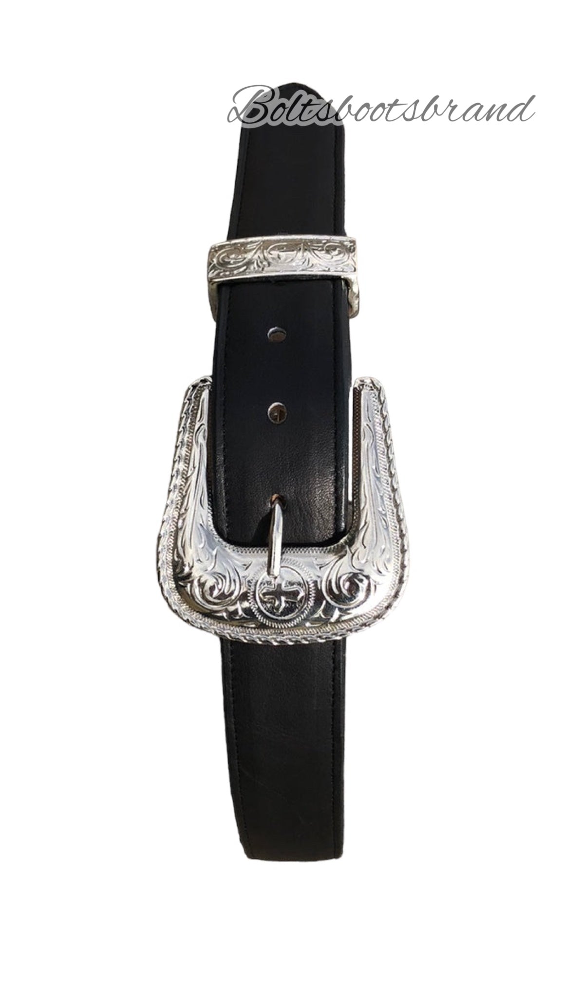 Leather country belt by Boltsbootsbrand