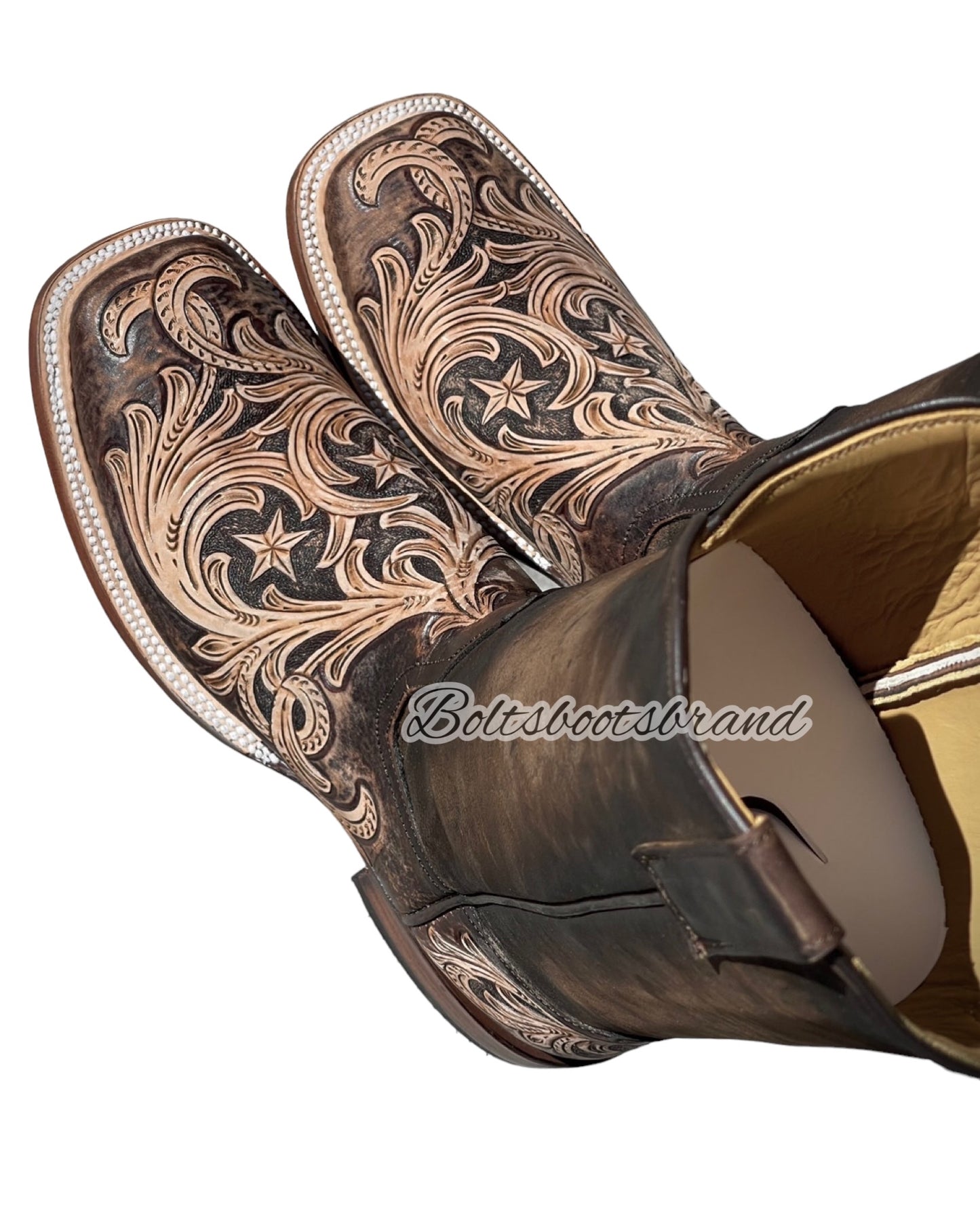 Texas ⭐️ lone star handtooled edition ((Women’s edition ))by Boltsbootsbrand