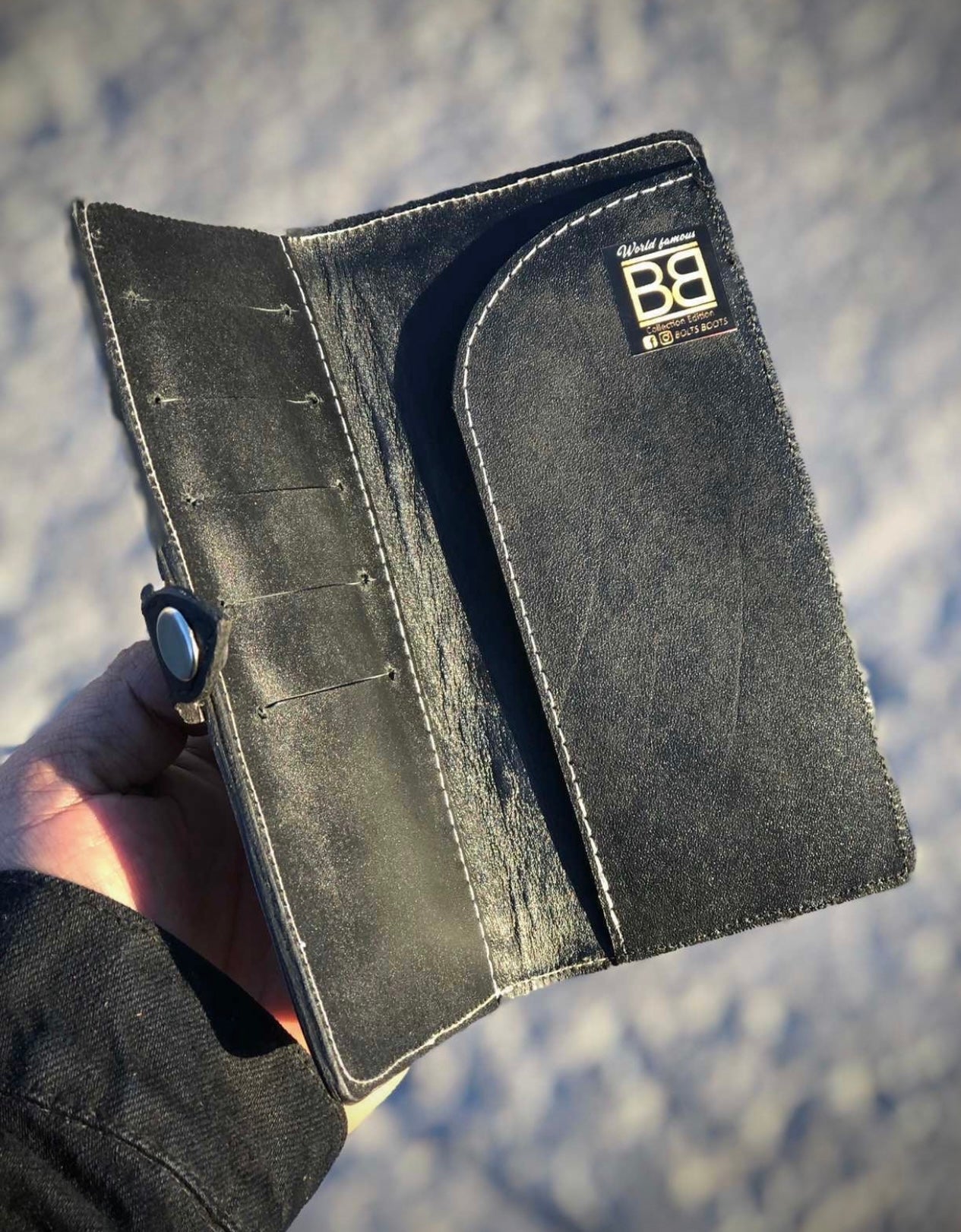 Alaska handtooled wallet