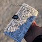 Alaska handtooled wallet