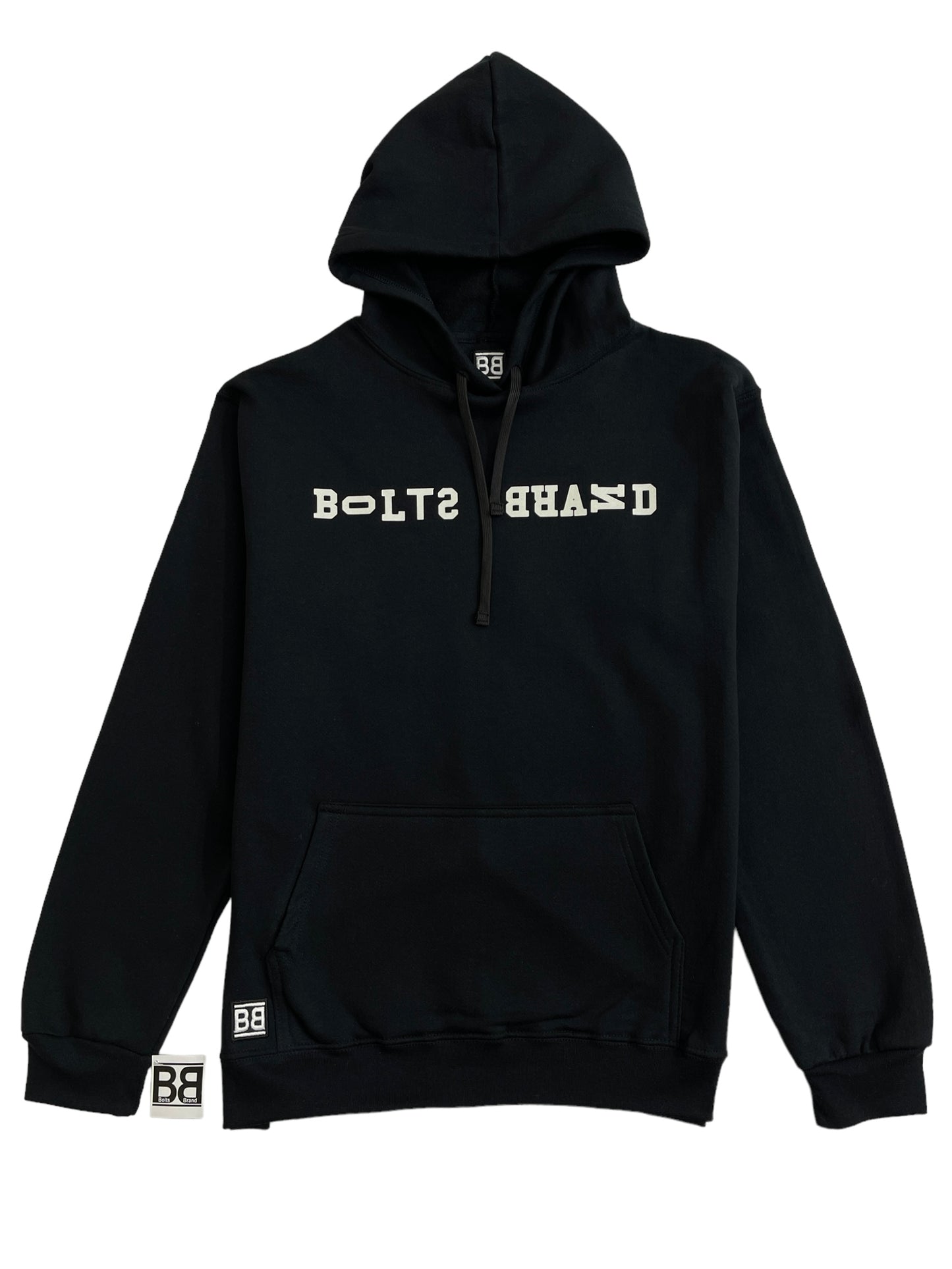 Bolts brand black hoodie